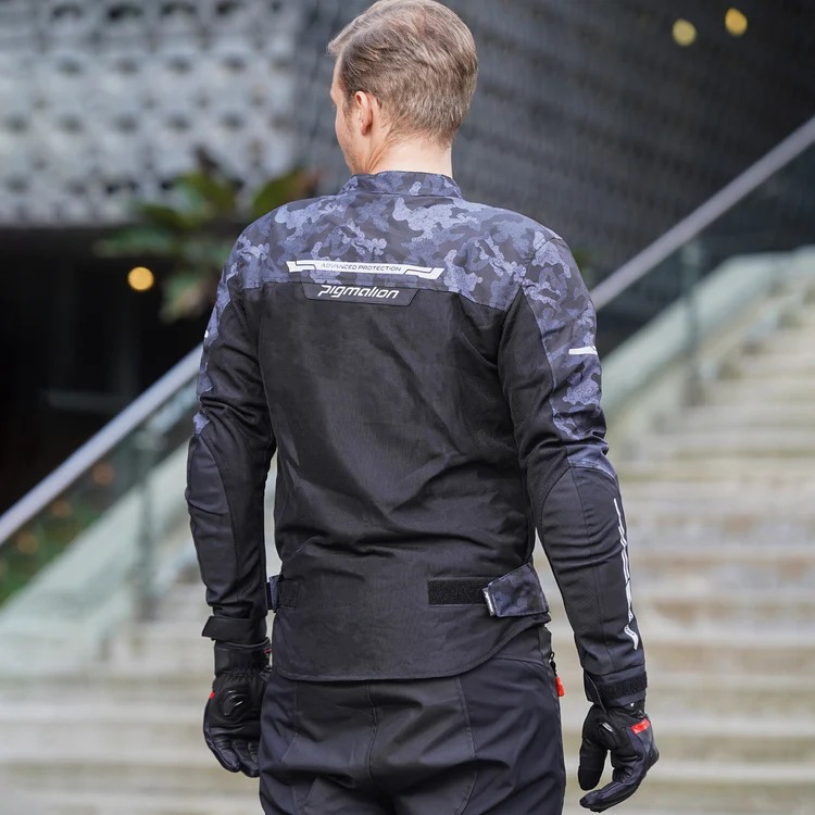 Chaqueta Moto Genesis Pro Verano Camo Gris