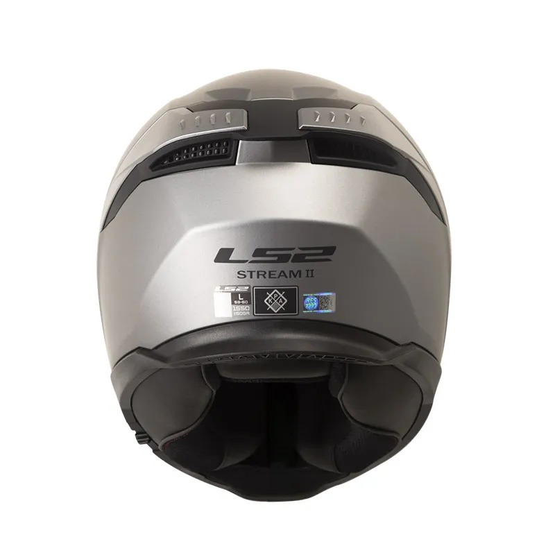 Casco LS2 FF808 STREAM II Solid Titanio 