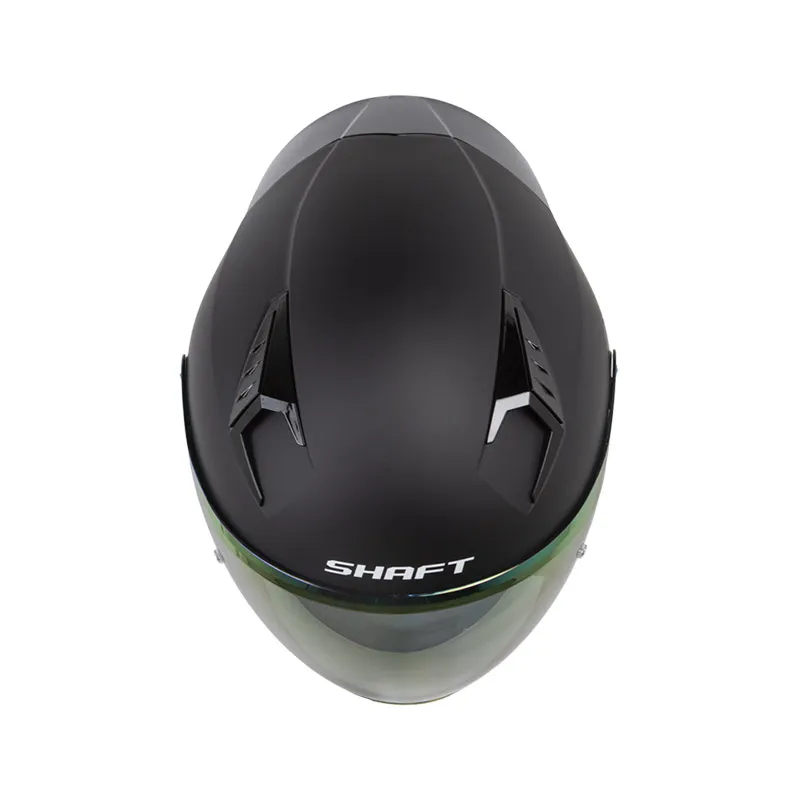 Casco Shaft 226 GT Negro Mate Morado Visor Revo Morado