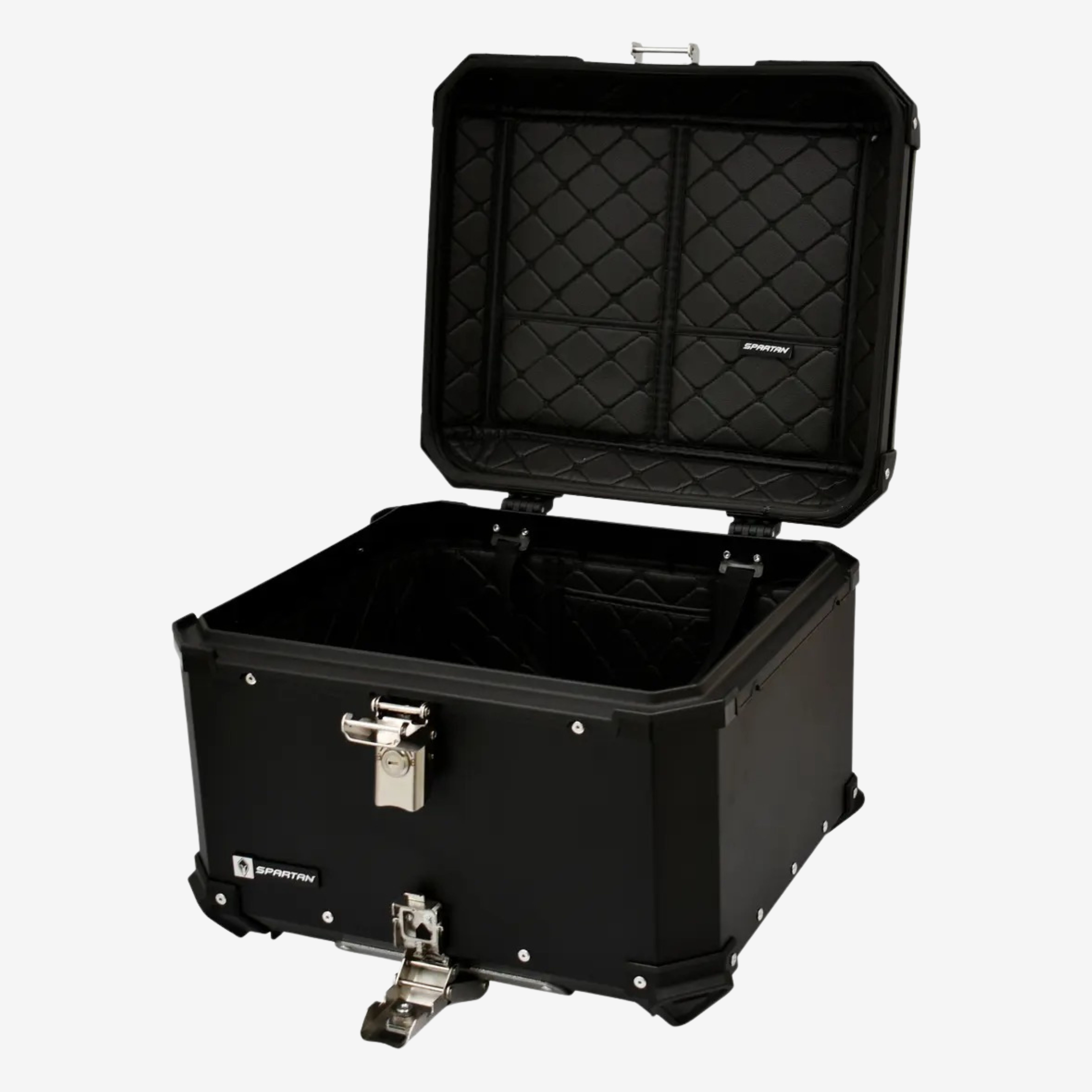 Maletero Spartan Aluminio 57 Litros Negro 