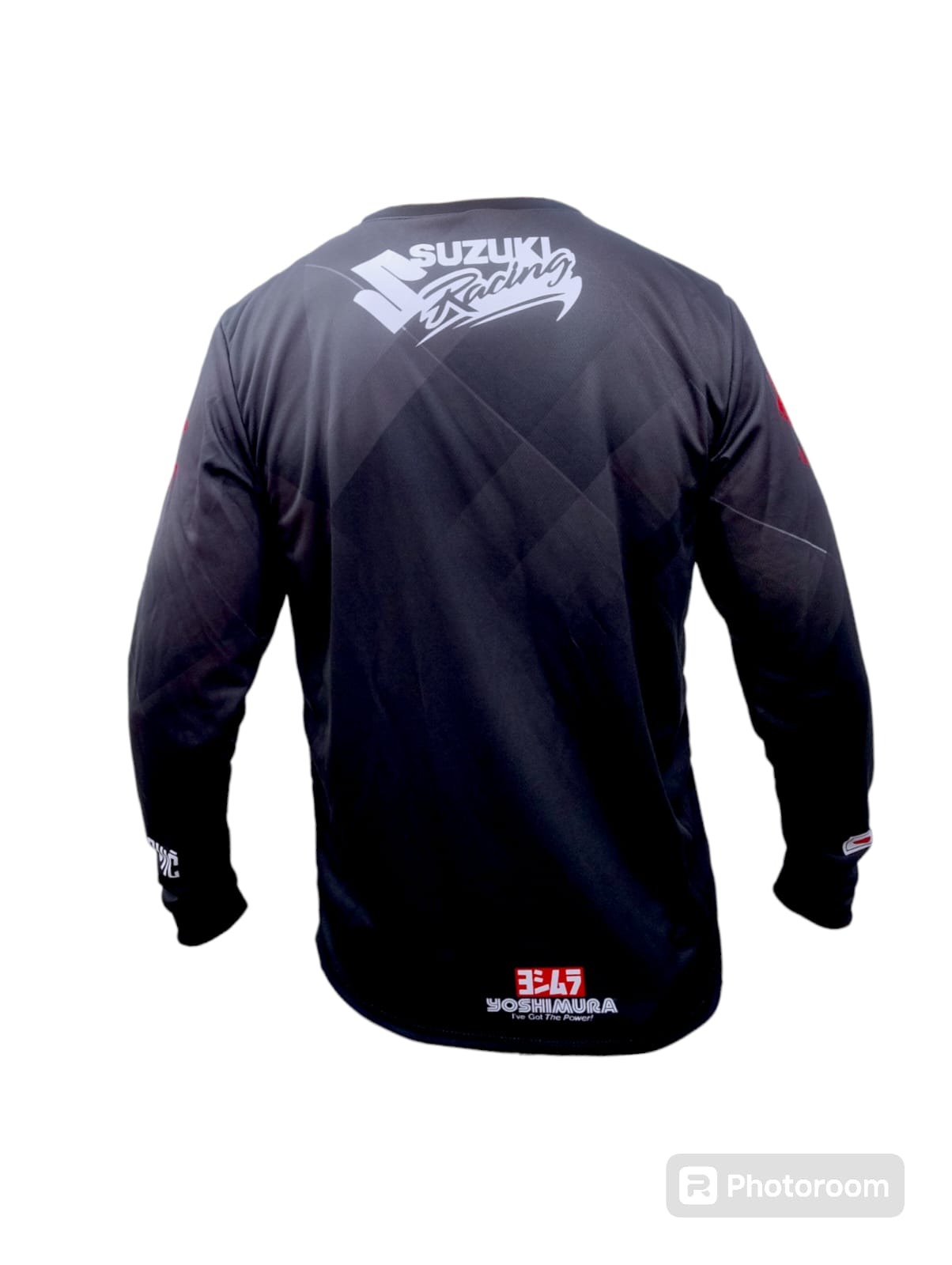 Jersey MotorCycle Suzuki Racing Black Caballero