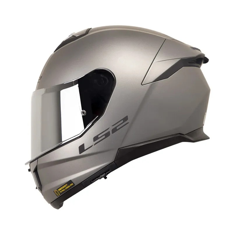 Casco LS2 FF808 STREAM II Solid Titanio 