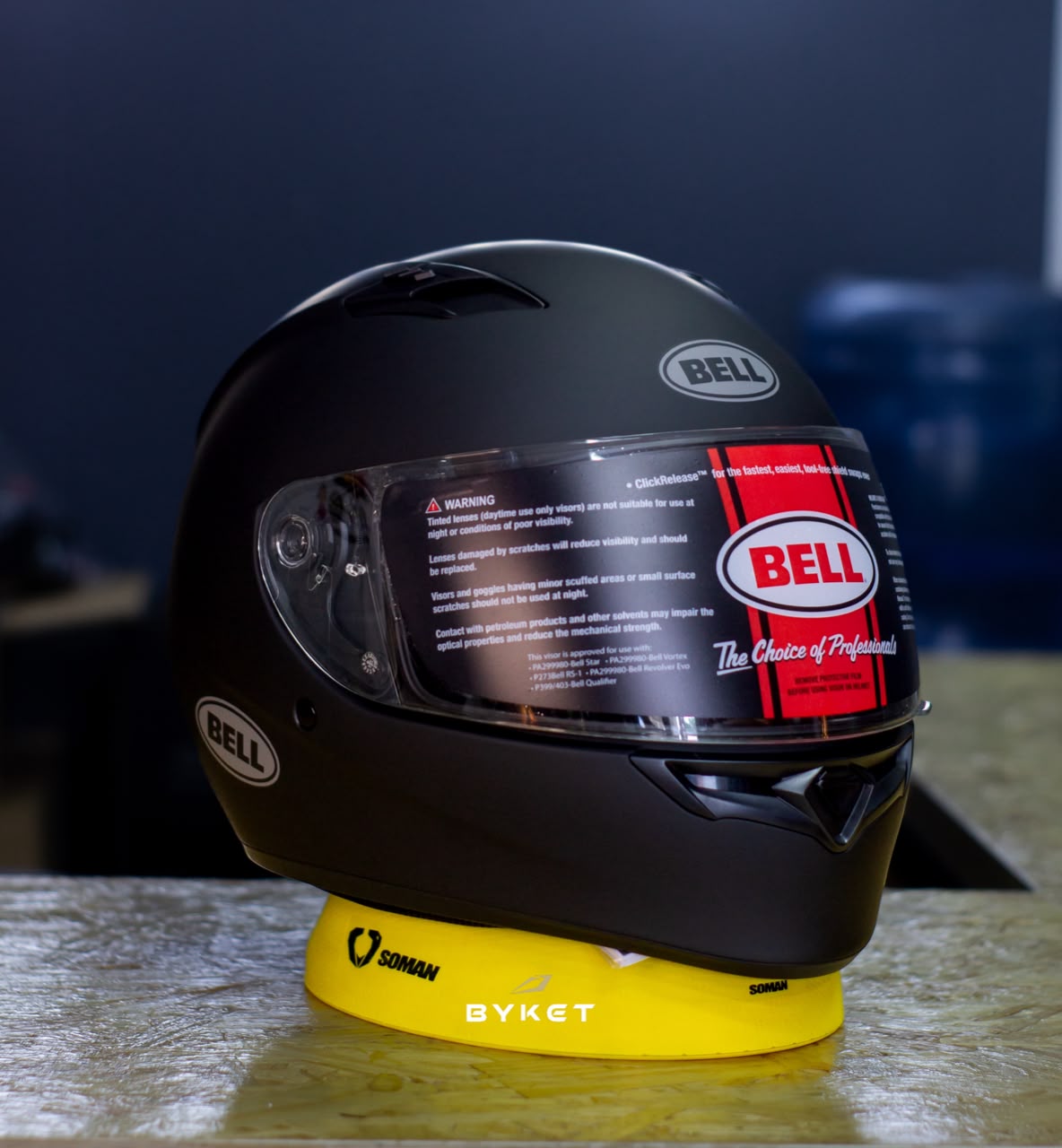 Casco Bell Qualifier Solid Negro Mate