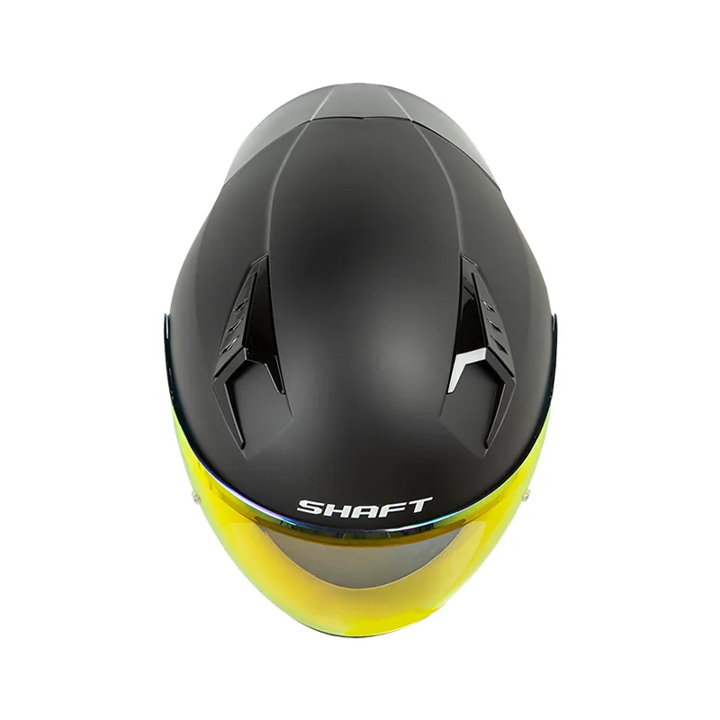 Casco Shaft 226 Gt Negro Rojo Visor Revo Rojo