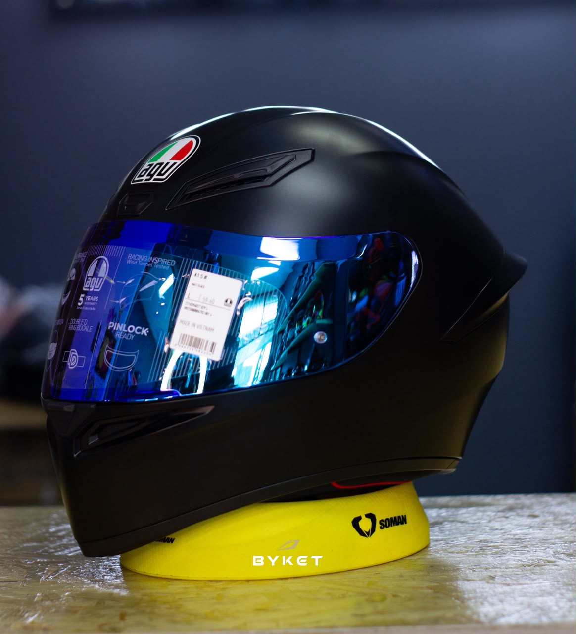 Casco Agv K1-S Solid Negro Mate