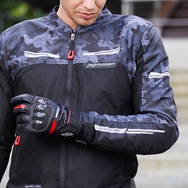 Chaqueta Moto Genesis Pro Verano Camo Gris