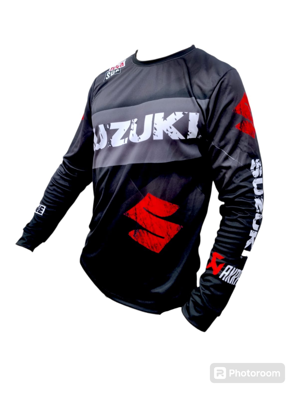 Jersey MotorCycle Suzuki Racing Black Caballero