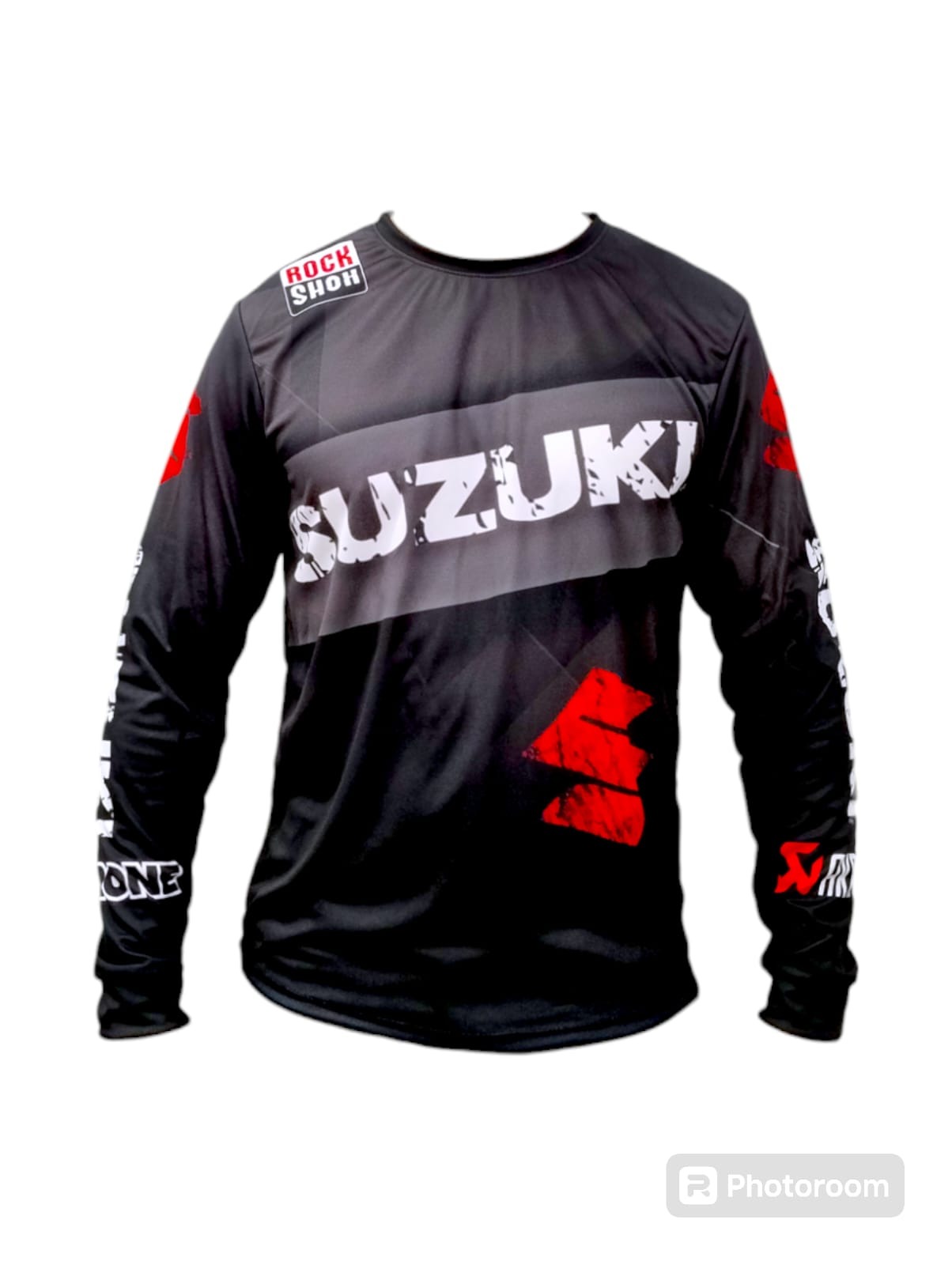 Jersey MotorCycle Suzuki Racing Black Caballero