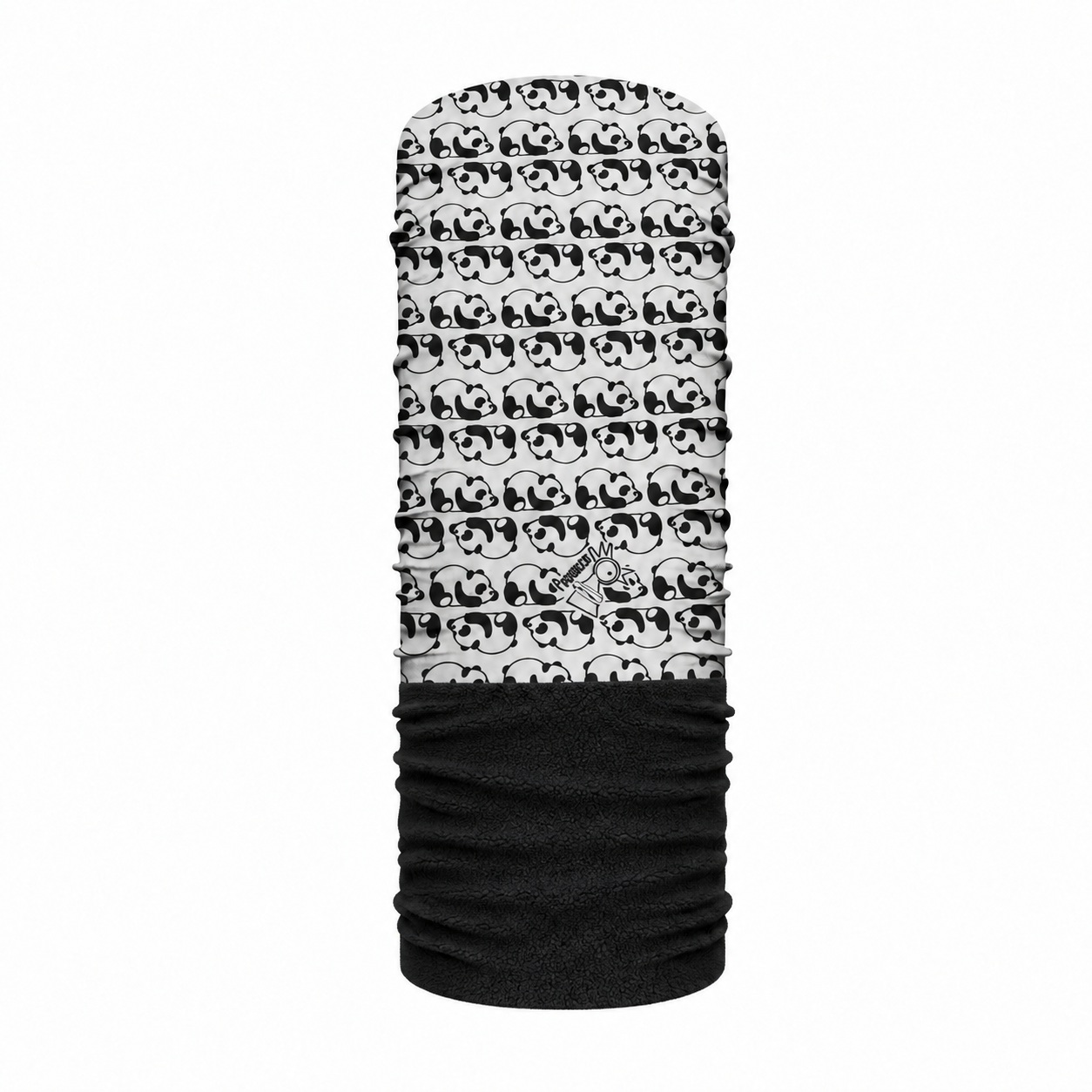 Tubular Pescuezo Bipolar Microfibra Panda Negro 60 CM
