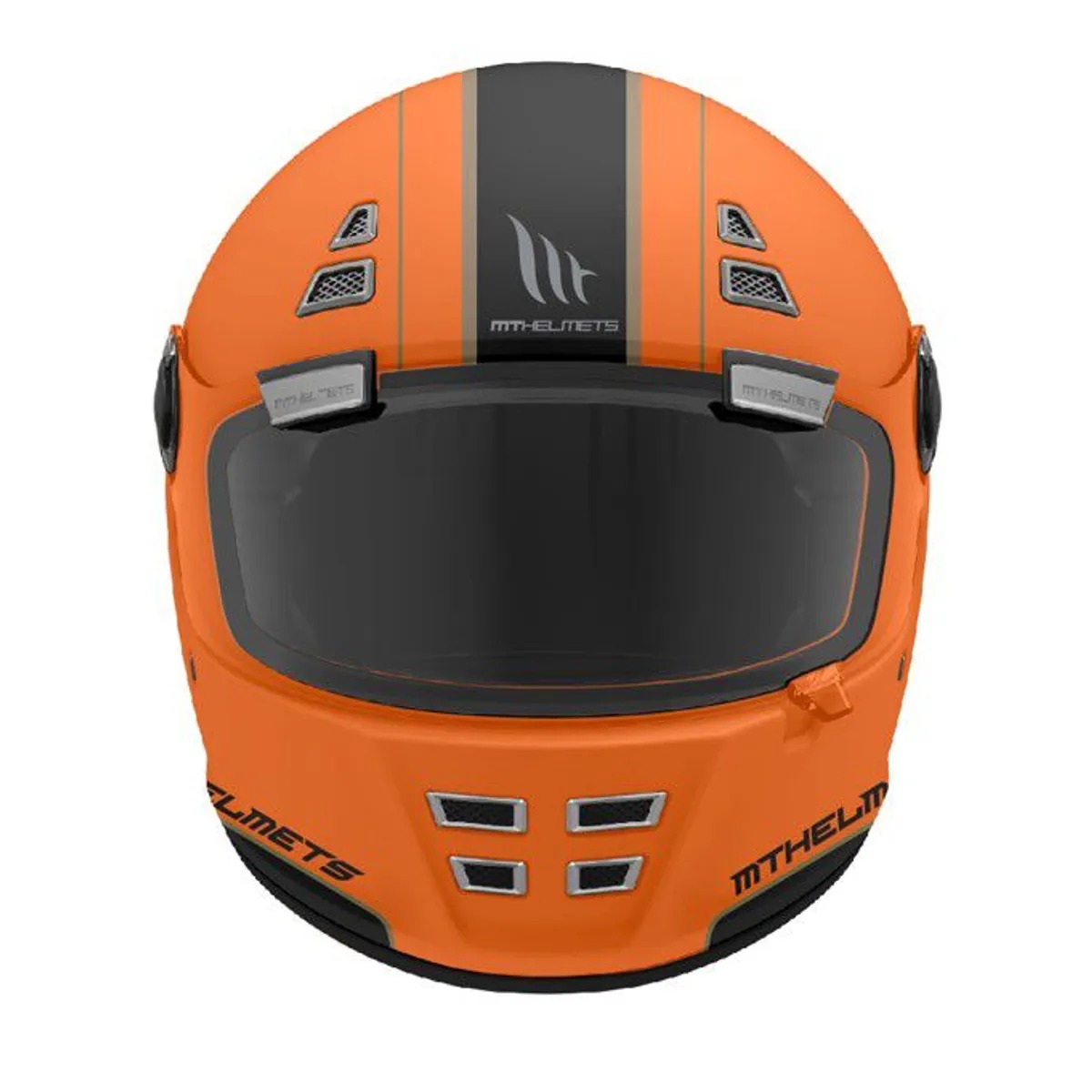 Casco MT Jarama Ride Route C4 Naranja Mate