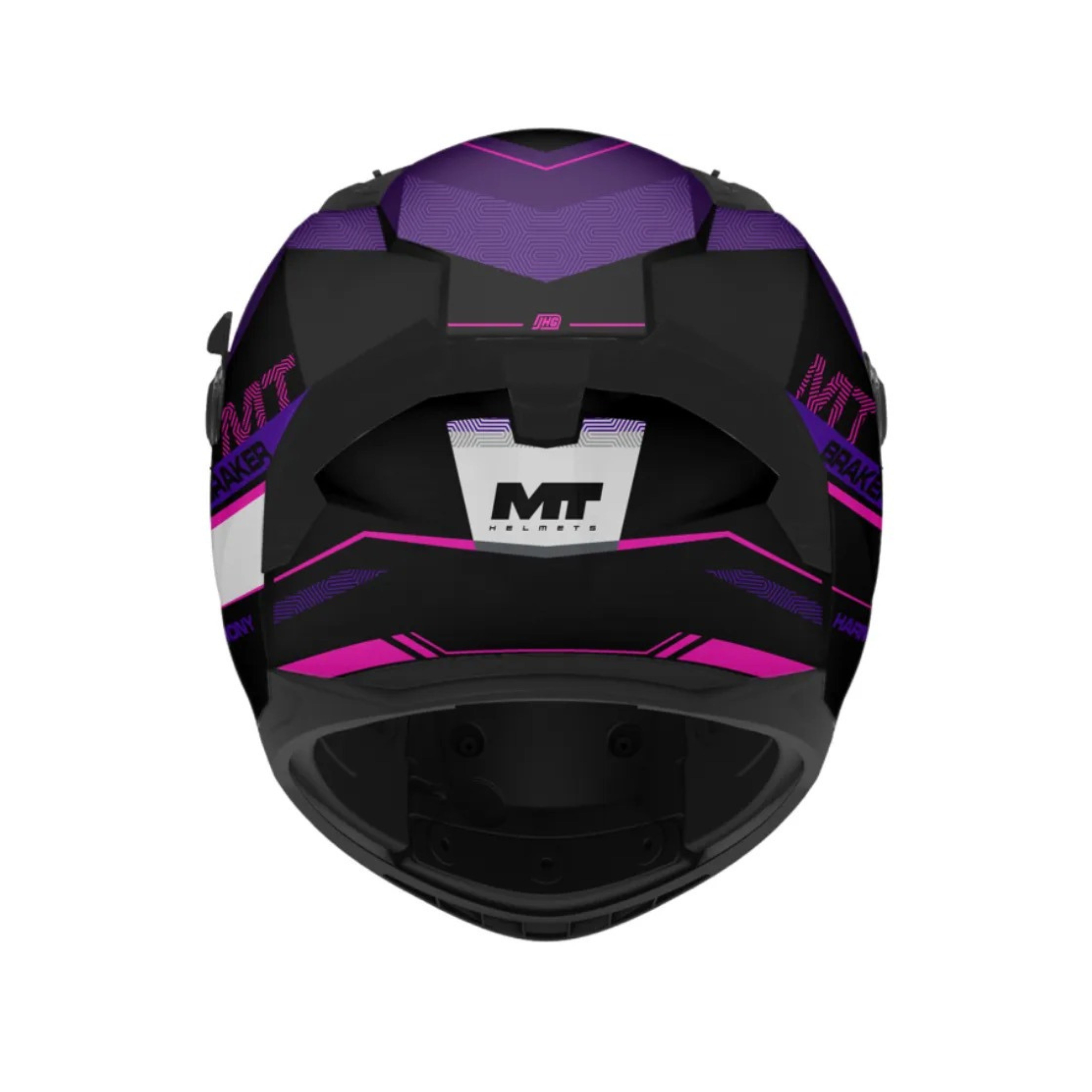 Casco MT Braker Sv Harmony B8 Morado Brillo