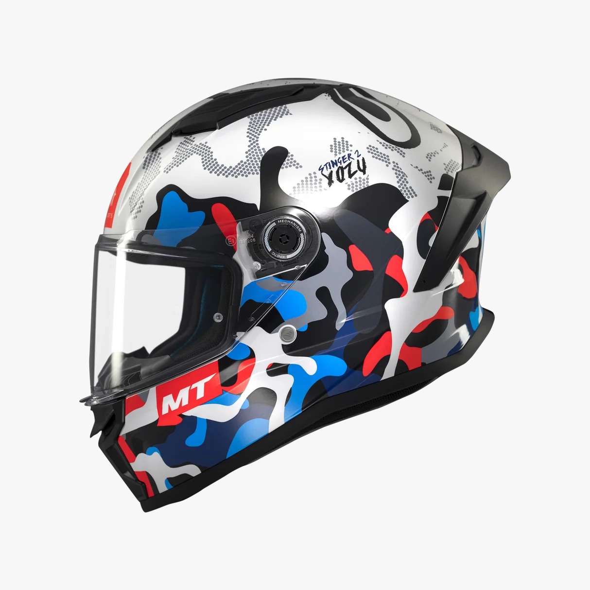 Casco MT Stinger 2 Yozu A7 Brillo