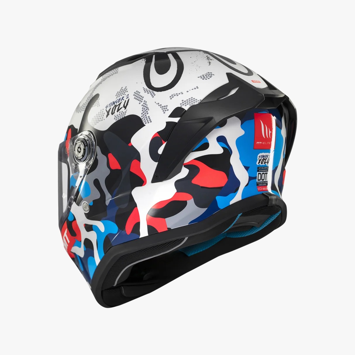  Casco MT Stinger 2 Yozu A7 Brillo