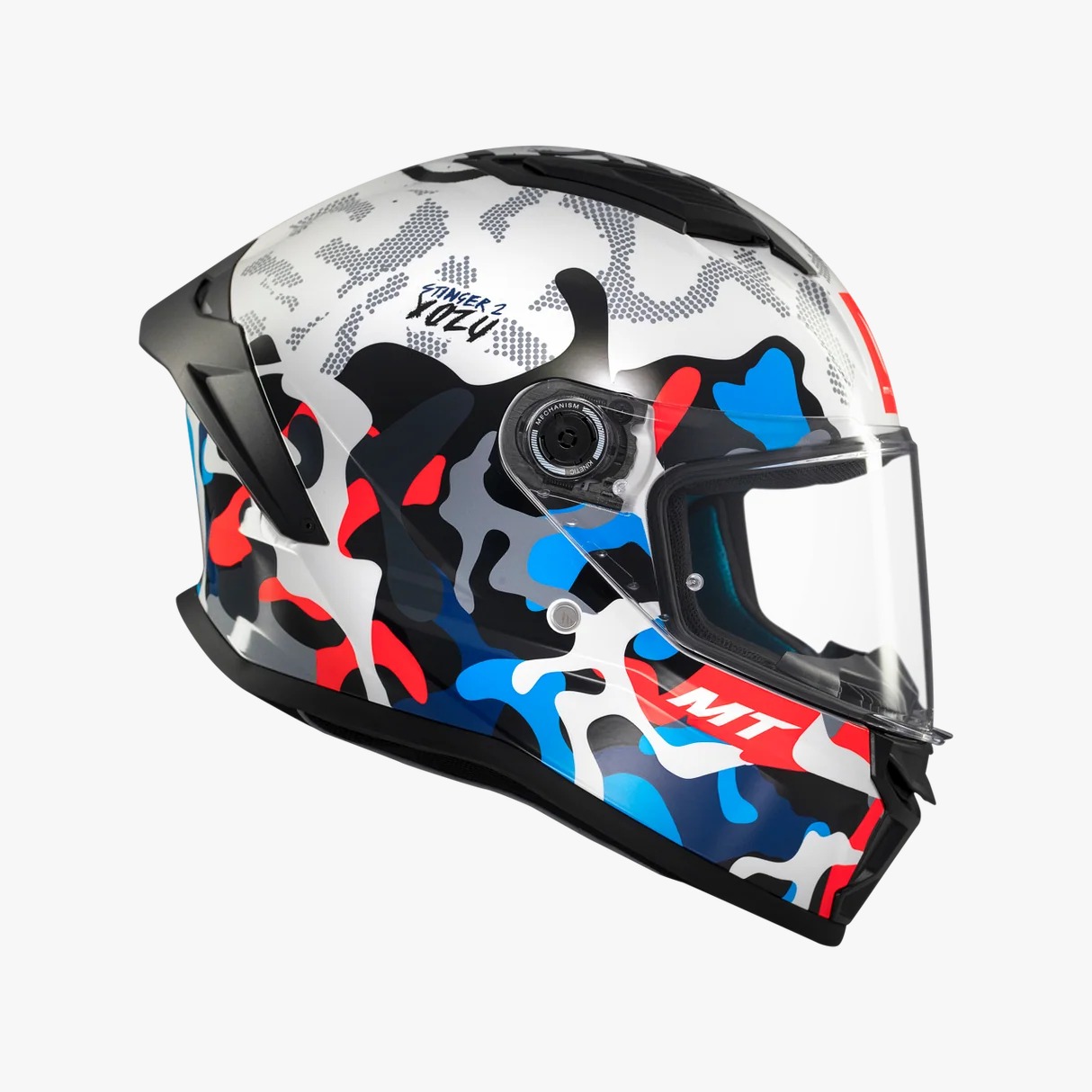  Casco MT Stinger 2 Yozu A7 Brillo
