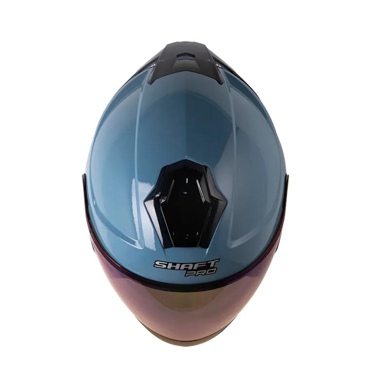 Casco Shaft Pro 240Dv Azul Visor Iridium Azul