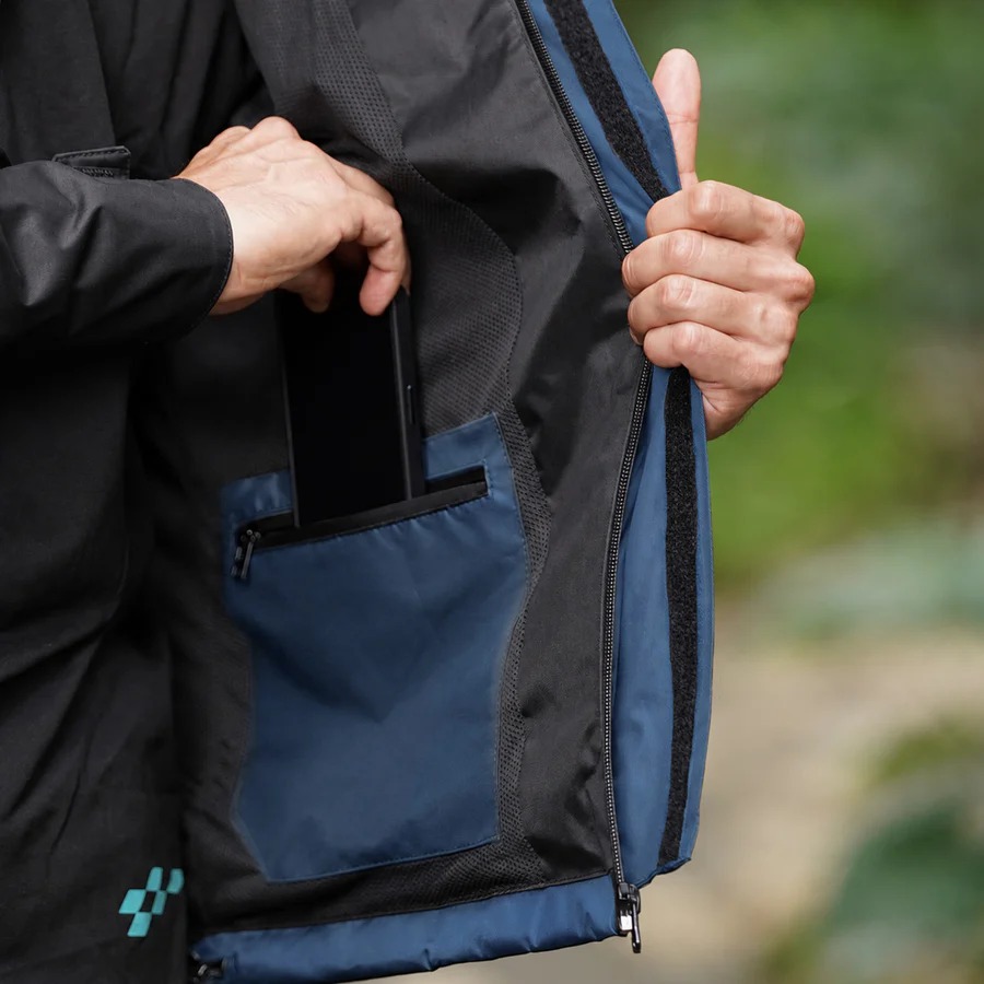 Cortavientos Rexa Impermeable Azul Pigmalion