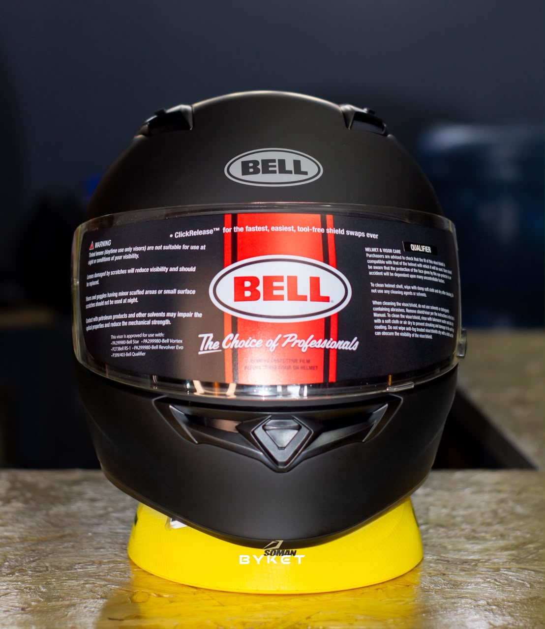Casco Bell Qualifier Solid Negro Mate
