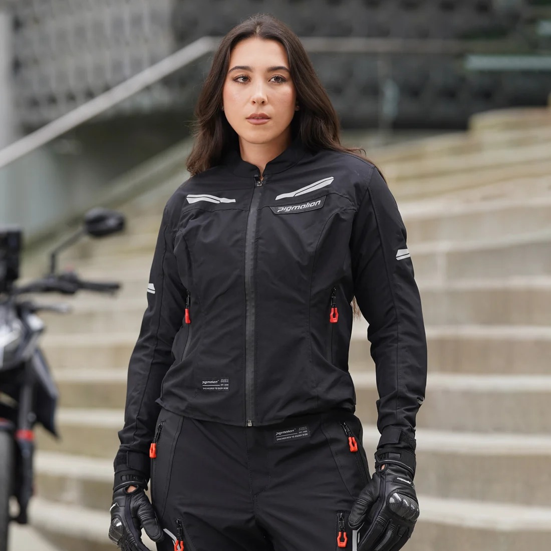 Chaqueta Genesis Pro Invierno Negra Mujer